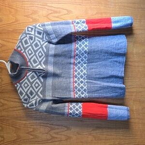 Krimson and klover 100% merino women quarter zip sweater